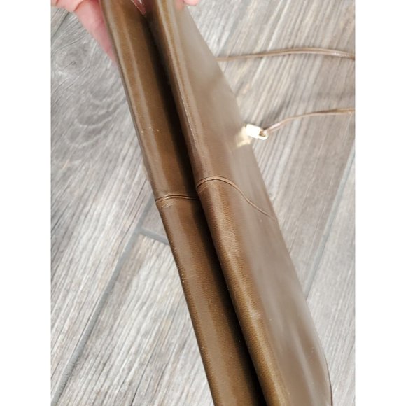 Vintage 70s Charles Jordan Olive Green Handbag/ Clutch - Picture 5 of 8